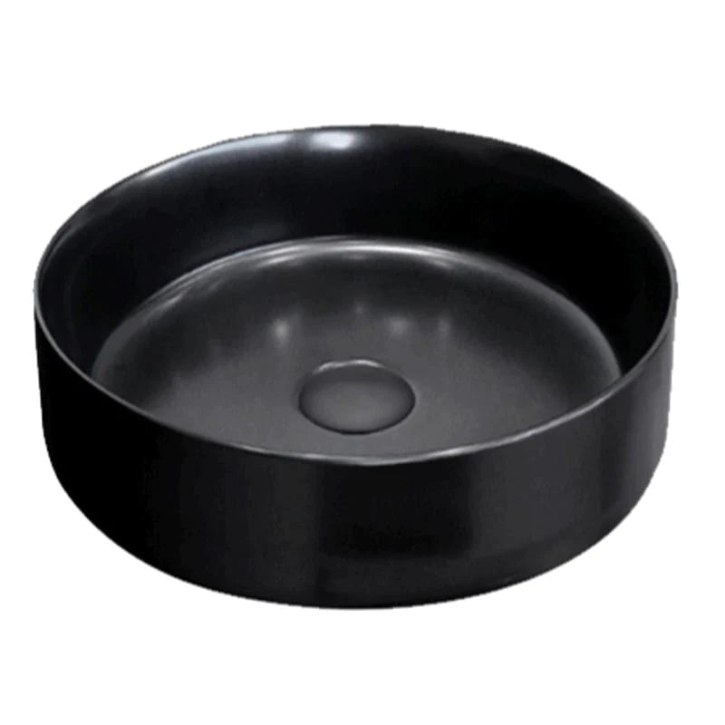 Artis 88 Matt Black Above Counter Basin