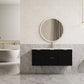 Miami Wall Hung Matte Black Vanity 600-1500mm