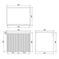 Brindabella Matte White Fluted Wall Hung Vanity 600-1500mm