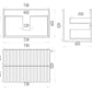 Eden Prime Oak Wall Hung Fluted PVC Vanity 600-1500mm