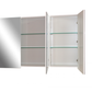 Unicasa Mercio Gloss White Shaving Cabinet 450-1200mm