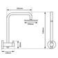 Aquaperla 530mm Height 10'' Round Shower Station Top Water Inlet