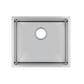 Aquaperla 510x450x230mm 1.2mm Handmade Top/Undermount Single Bowl Kitchen/Laundry Sink