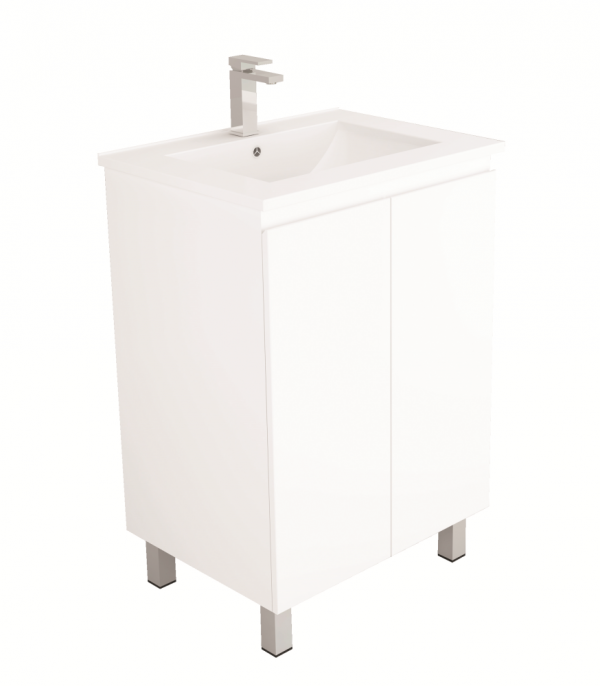 Unicasa Bianca 600-1500mm Floor Standing Vanity Cabinet + Ceramic Top