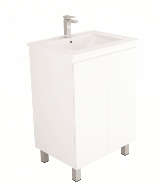 Unicasa Bianca 600-1500mm Floor Standing Vanity Cabinet + Ceramic Top