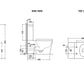 Alzano Wall Face Pan R&T Inwall Cistern Set