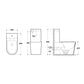 Avis Full Rimless Wall Faced Toilet Suite