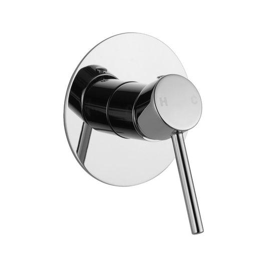 Aquaperla Lucid Pin Round Shower/Bath Wall Mixer