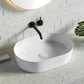 Quay Matte White Oval Above Counter Basin