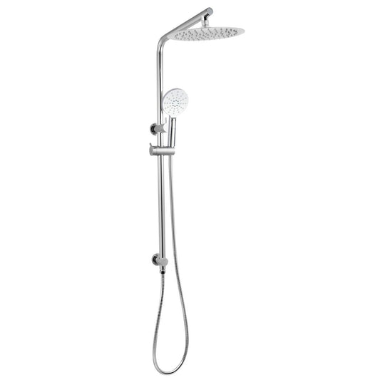 Aquaperla 10'' Right Angle Round Shower Station Top Inlet