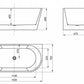 Verona BTW Bathtub 1500/1700 NF
