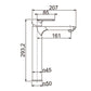 Aquaperla VOG Tall Basin Mixer