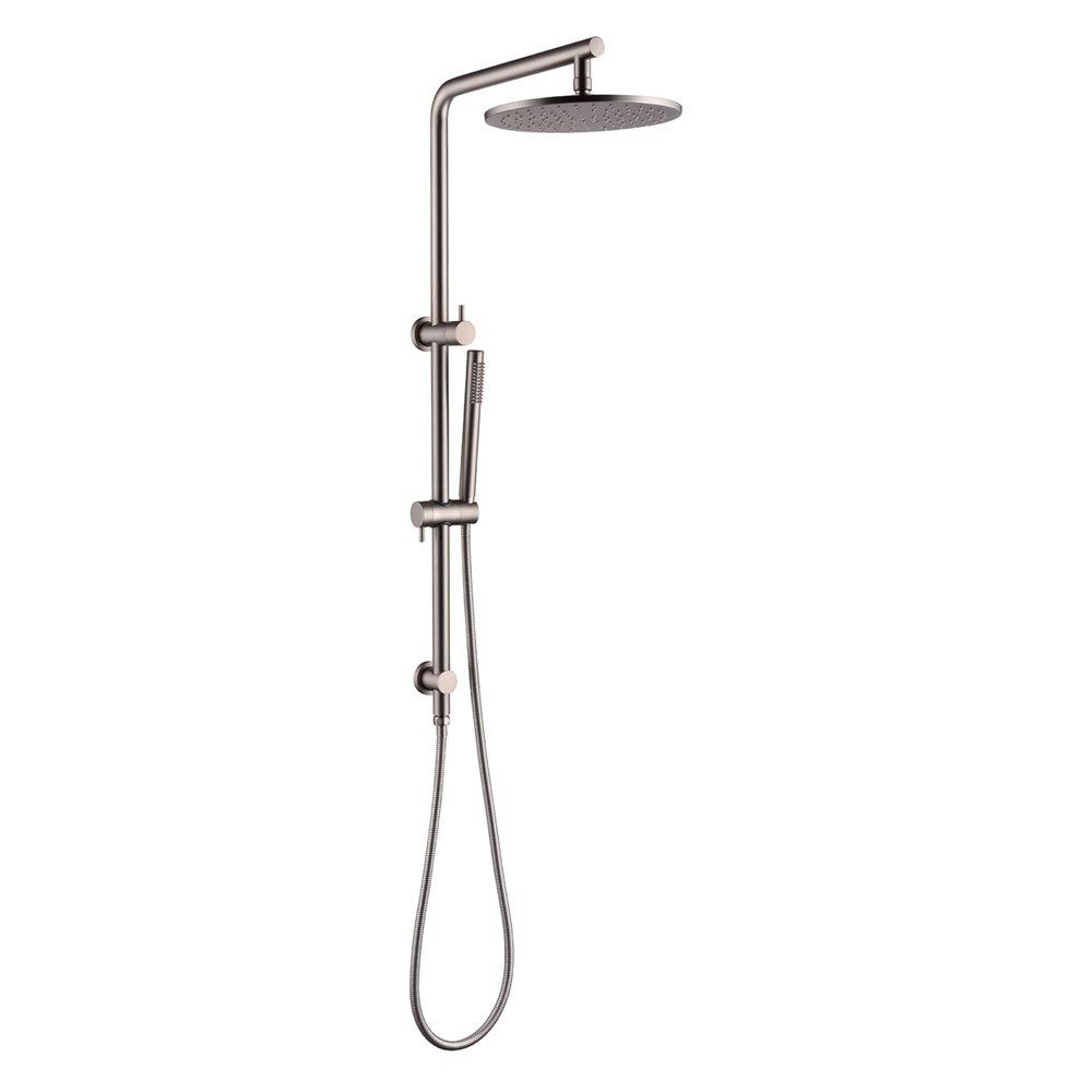 Aquaperla 10'' Right Angle Round Shower Station Top Inlet