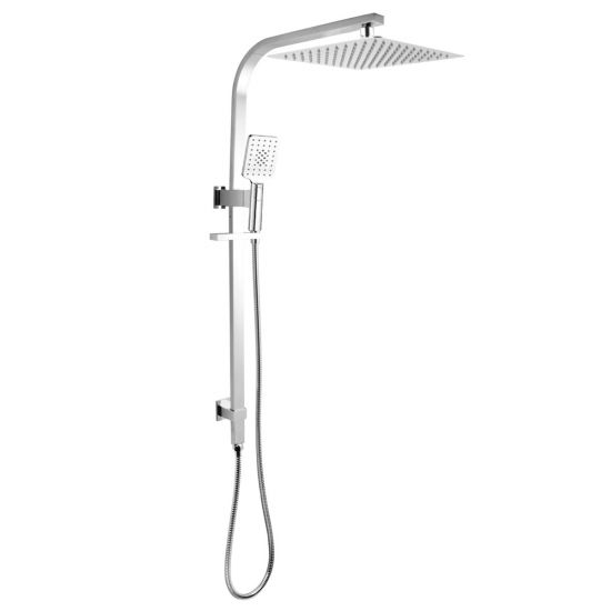 Aquaperla 10" Square Shower Station Top Water Inlet