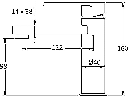 Vetto Short Basin Mixer