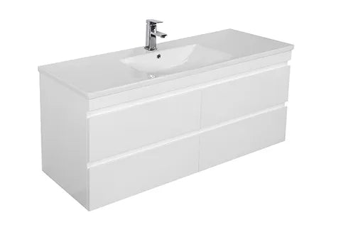 Dover Gloss White Wall Hung Vanity 600-1800mm