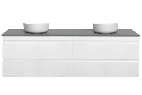 Dover Gloss White Wall Hung Vanity 600-1800mm