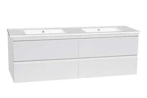 Dover Gloss White Wall Hung Vanity 600-1800mm