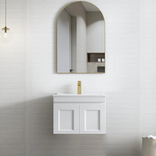 Hampton Wall Hung Matte White Vanity 600-1500mm