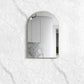 Archie Framed Mirror Matt Black / Brushed Gold