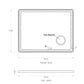 Avalon LED Mirror 900x700mm