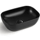 Matte Black Above Counter Basin 455 X 320 mm