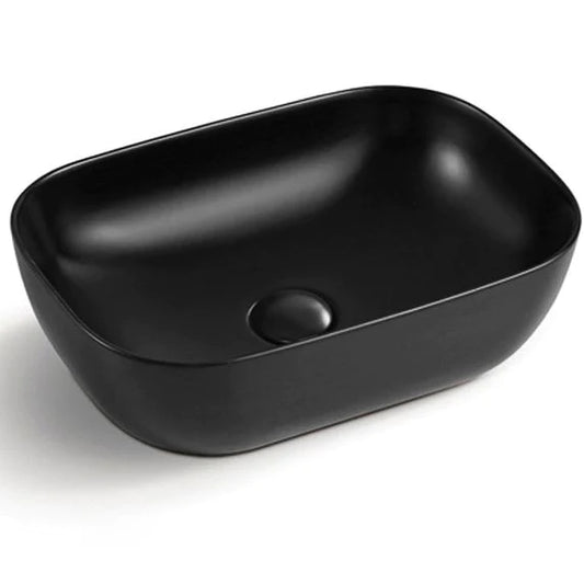 Matte Black Above Counter Basin 455 X 320 mm