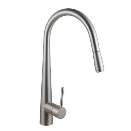 Aquaperla Pentro Round Pull Out Kitchen Sink Mixer Tap