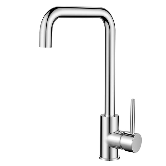 Aquaperla Electroplated Brass Chrome Swivel Spout Kitchen Mixer Tap