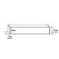 Black Insert Shower Floor Grate 300 - 5600mm Waste Drain (Per 100mm)