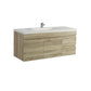 Berge 1200 White Oak Wall Hung Vanity
