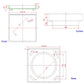 115x115mm Square Brass Chrome Smart Tile Insert Floor Waste x 25 (BULK PRICE)